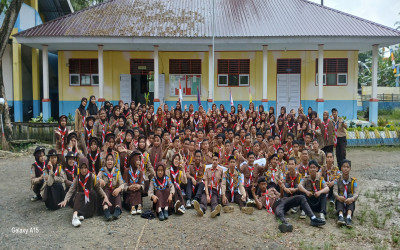 Judul: Maraqdia Scout SMA Negeri 1 Sarjo Gelar Penerimaan Tamu Ambalan (PTA) untuk Siswa Baru