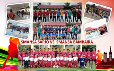 Sukses dan Meriah, Pertandingan Persahabatan Olahraga Antar SMA Negeri 1 Bambaira dan SMA Negeri 1 Sarjo